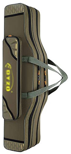 Guoyoocc Angeltasche tragbar Rutentasch,mehrlagige Angelruten-Aufbewahrungstasche,wasserdichte Angelgerät-Tasche,multifunktionale Angelruten-Rollen-Werkzeug-Tragetasche,7 Größen,3 Stile