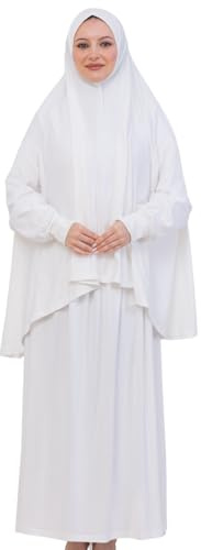 Prien Weich Gebetskleidung Für Frauen, Muslim Abaya Hijab Kleid Damen, Türkisch Viskose Islamische Kleider, Muslimische Kopftuch, Burka, Khimar, Jilbab Für Ramadan, Hajj