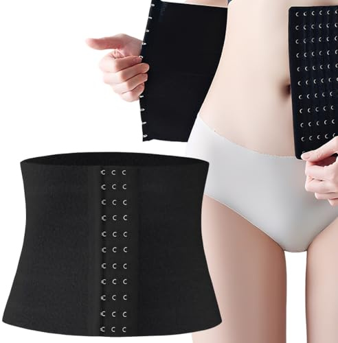 IKOPFLN Bauchweggürtel Verstellbarer Waist Trainer für Postpartum Belly Wrap und Rückbildungsgürtel Bauchgurt nach Geburt Schwitzgürtel für Damen und Herren