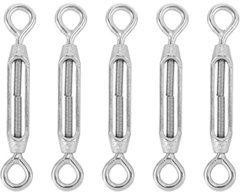 Turnbuckle Wire Tensioner,Stainless Steel Rigging Screw Jaw,Stainless Steel 304 Eye & Eye Turnbuckle Wire Rope Tension