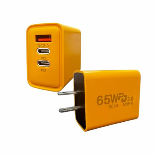 JD Brands USA Travel Plug Adapter with USB-C | UK to US Plug Converter with PD & USB-A Ports | 65W Fast Charging Travel Adapter for America, Canada, Mexico, Japan | Type G to Type A/B Adapter