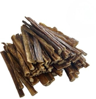 Dei NATURE Intestino di manzo essiccato 1 kg, Strisce da 10/12 cm circa, Snack Naturale per cani,ideale per cuccioli Adatto dieta Barf