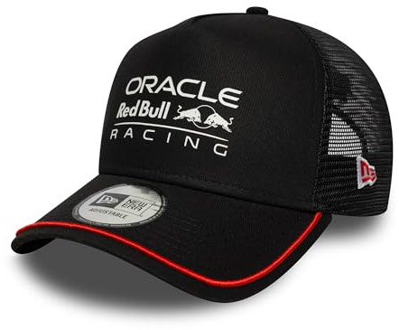 New Era vuxens 9Forty lastbilslapp Red Bull F1 racing basebollkeps hatt svart