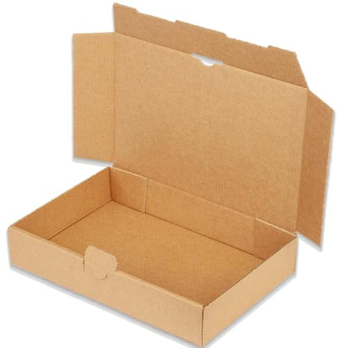 kartonprimus Maxibriefkartons 240 x 160 x 45 mm MB-3 braun Maxibrief Karton Faltschachtel stabil Versandkarton für Post DHL Versand DIN A5 Warensendung Büchersendung Versandschachtel (25 Stück)