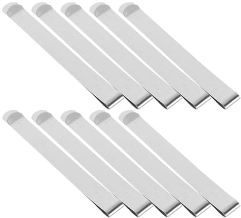 SAFIGLE Candy Floss Machine Clips Stable Support and Heat Resistance Stainless Steel 10pcs for Spun Sugar Machine Accessories, for Making Candy Floss