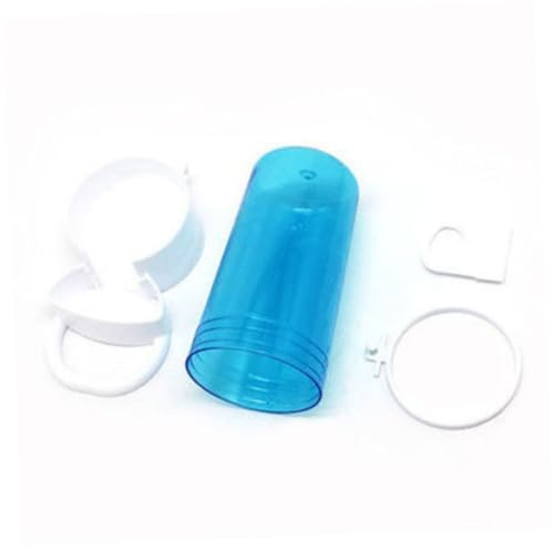 DIYEAH Lot de 3 Distributeurs Automatiques de Nourriture Bleu Ciel pour Hamsters Écureuils et Hérissons Bouteilles Transparentes Antidérapantes Surface Plate Rechargeables et Faciles