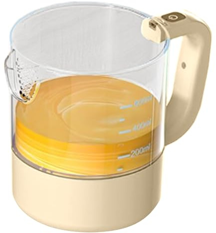 Mixeur Électrique À Main,Blender Alimentaire Portable 1L | Fouet et Filtre 2-en-1 Œufs | Pour Mousse De Lait Café Vinaigrette Salade Alimentation Bébé Sauces Maison Dortoir Hôtel Restaurant