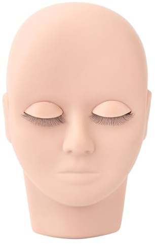 Maniquí de pestañas extensión de pestañas de doble capa práctica de maquillaje de párpados extraíbles (Rosa)