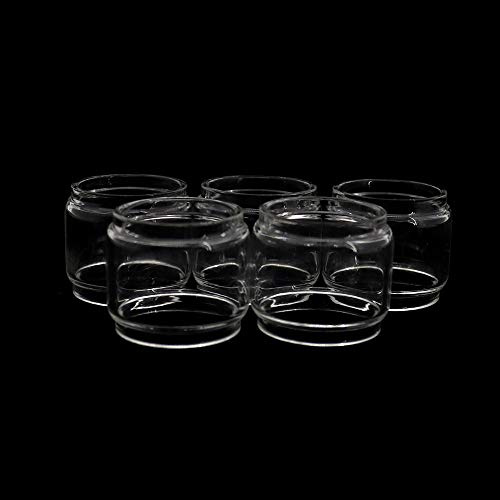 RUIYITECH 5pcs Replacement Fatboy Glass Tank for GeekVape Zeus Dual/Zeus X RTA/Creed RTA (Zeus Dual 5.5-m-l)