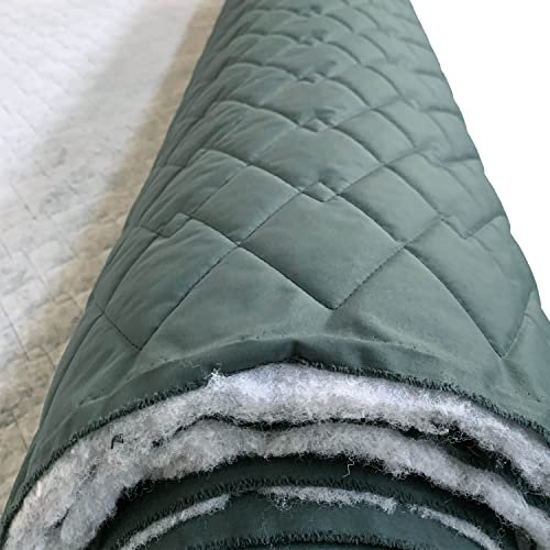 Quilted Fabric Breathable Micro Fibre Waterproof Soft Jackets Pet Clothing Dress (Bottle Green - 1 Meter X 150CM)