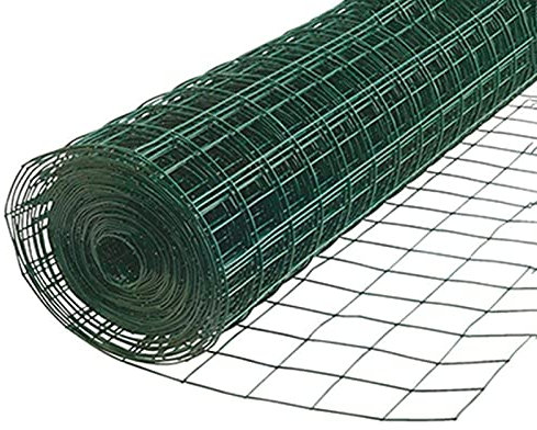 48 Zoll X 100 Fuß Grünes 19-Gauge-PVC Eisengeschweißter Draht Gartenzaun mit 2,4 Zoll Öffnungen für Bauernhof, Zaun, Garten (Color : 6CM Hole X 3MM Thick-1.2X30M)