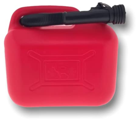 Tanica per benzina da 10 litri, tanica per carburante, tanica di riserva, tanica in plastica per benzina e diesel, tanica per carburante con beccuccio