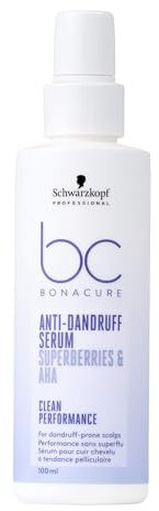 Schwarzkopf Professional Bonacure Sérum Antipelliculaire Pour Cuirs Chevelus Pelliculeux Complexe Superaliment Superbaies AHA Élimine Pellicules Visibles Formule Vegane pH Équilibré 100 ml