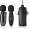 Creatorz® Lavalier Mikrofon Wireless für iPhone/Android/Kamera - Plug & Play Handy Mikrofon – Kabelloses Ansteckmikrofon für YouTube, TikTok, Meeting, Video 【Deutsche Marke】