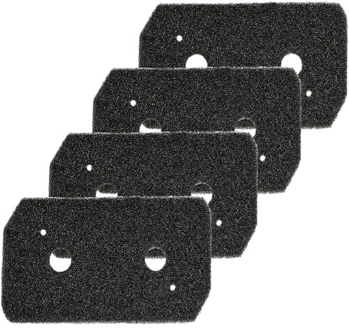 12007650 Lot de 4 filtres en mousse de rechange pour sèche-linge à pompe à chaleur Bosch Siemens série 4 série 8 Homeprofessional Isensoric 228 x 128 mm