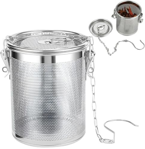 Gewürzsieb Aus Edelstahl,Gewürze Sieb Gewürzfilter,Für Tassen Und Kannen - Ideal Als Mehrweg Teebeutel - Gewürzei - Gewürzsieb - Teekugel - Teefilter, Spülmaschinenfest, Plastikfrei