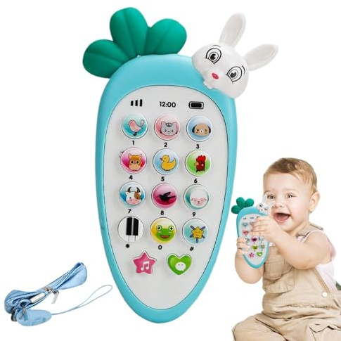 Polpettario per cellulari per bambini-Light-up interattivo Funzione di gioco Play Play per | Gadget musicale musicale con pulsanti e suoni, regalo di sviluppo sensoriale per 6-12 mesi ragazzi