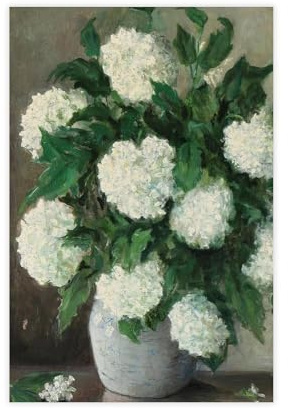QOYVG Hortensia Schilderij Woonkamer Art Afdrukken En Verzenden Canvas Poster Wall Art Decor Print Picture Paintings 12x18inch(30x45cm)