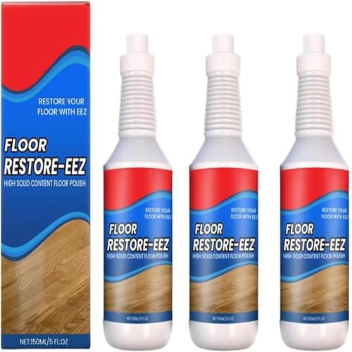 3 Stück Floor Restore Eez, Parkett Renovierer Kratzer, Clean Eez Fußboden Politur, Hardwood Polis-h and Restorer, Erneuert Schützt Glänzend Holz Laminat Vinylböden für Zuhause,Hotel, Studentenwohnheim