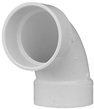 CHARLOTTE PIPE 4 DWV 1/4 Bend HUB X HUB DWV (Drain, Waste and Vent) (10 Unit Box)