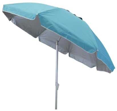 milani home ombrellone da spiaggia in alluminio