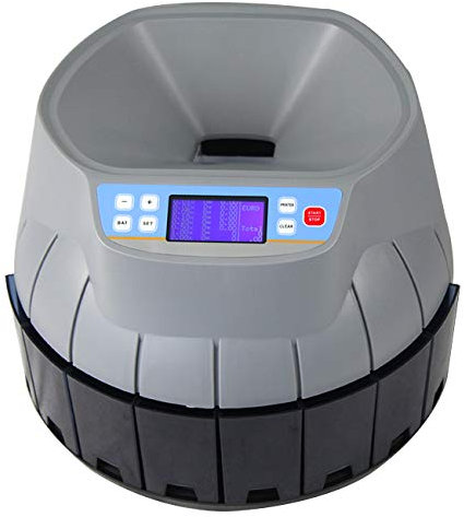 CGOLDENWALL XD-9003 Professioneller Münzensortierer Münzzähler Multi-Country Münzzählmaschine mit hoher Geschwindigkeit Münzsortiermaschine mit großer Kapazität (1100 Stück)