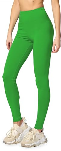 Merry Style Legging Femme Confortables et Extensibles Legging Sport Femme Coton Naturel Respirant Parfait pour Yoga Pilates Fitness Tenue de Sport MS10-198