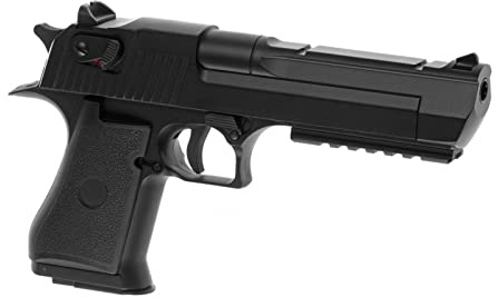 OpTacs Softair Pistole Cyma CM121 Airsoft .50 AE AEP Black Patch inkl. NIMH Akku & Ladegerät
