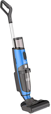 Ecowell Cordless Wet Dry Vacuum Cleaner Multi-Surface for Hard Floors and Area Rug, Voice Prompt, LULU Quick Clean P04, Blue