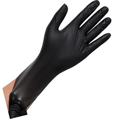 Fockety Reinigungshandschuhe, Lebensmittelhandschuhe Praktisch für das Labor (L)