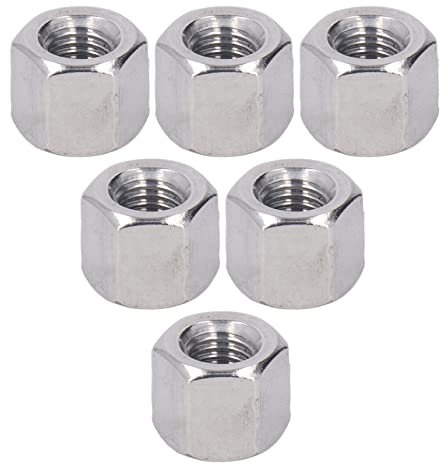 Sechskant-Verbindungsmutter, 10 Stück, Metrische Sechskant-Kupplungsmuttern aus Edelstahl 304, M10 X 1,5, 15 Mm Länge, Stangen-Kupplungsmuttern, Kupplungsmuttern