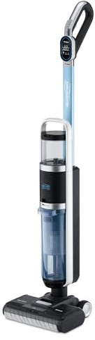 Trisa Wet Clean Smart T0613, Saugwischer 3-in-1 & Bürstentrocknung, 120m² | Automatische Bürstenwalzen-Trocknung, 26cm Breite Bürste, Power Spray, 32V / 35 Min / 120m², Sprachassistent 5 Sprachen, HEPA