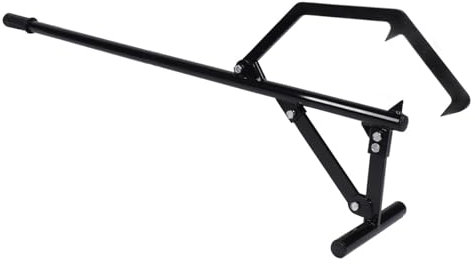 Log Lifter, Adjusting Tilt Hook Rubber Log Tongs Lifting Non Slip Handle Log Wood Roller Lifter Jack with Handle for Rolling Cutting and Raising Up The Logs, Timber, Lumber, Wood