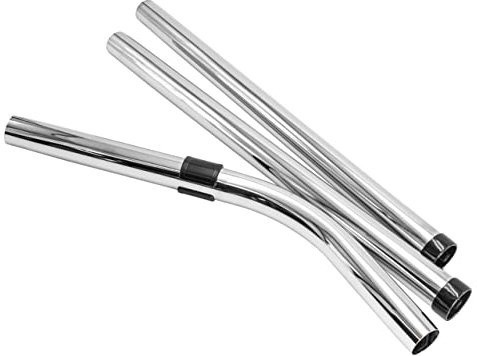 vhbw 3X Staubsaugerohr 3-TLG. mit Verlängerung kompatibel mit Numatic Henry 170 Plus Staubsauger - 32 mm Anschluss, 50-150 cm lang Silber