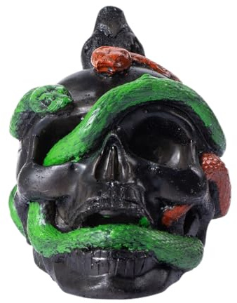 Fischietto Urlante - Giocattolo Sonoro A Forma Di Teschio E Serpente, Terrificante Scherzo Di Halloween | Forte Rumorista Horror Per Feste In Casa Stregata, Accessorio Per Costumi, Decorazione Spavent