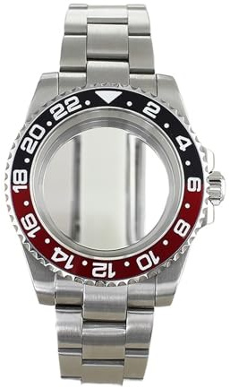 1st 40 mm SUB GMT Keramisk Insert Glide Lock Spänne Klockfodral for NH34 NH35 NH36 NH38 Movement Oyster Armband(Style 50)