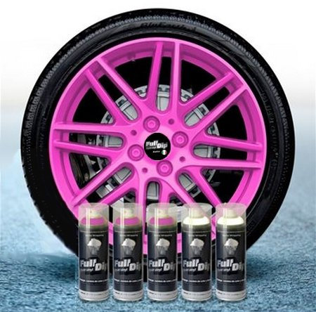 Sophisticauto Full Dip 5X Spray 400 ml Pink Fluo matt