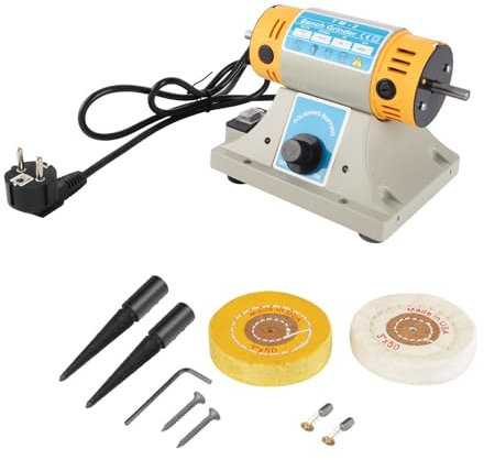 350W Bankpolierer Schmuckpolierer 0-10000r / min Polierer mit variabler Geschwindigkeit, 220V