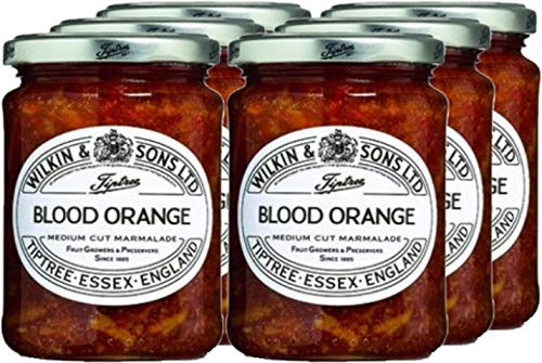 Wilkin & Sons Tiptree Lot de 6 boîtes de confiture d'orange sanguine Coupe moyenne Sans gluten 340 g