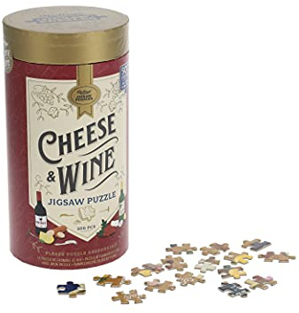 Cheese + Wine 500 Piece Jigsaw Puzzle