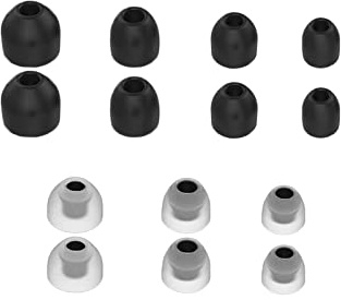 Adhiper 7 Pairs WF-1000XM4 Replacement Ear Tips Compatible with Sony WF-1000XM3 WF-1000XM4 Headphones Silicone Eartips for Sony Headphone Accessories(Black)