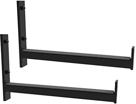 RAWWEST.BIS Reifenhalter Wandhalterung für 2 Felgen Felgenbaum Set Schraube Dübel Edelstahl Reifenwandhalter Autoreifen Schwarz WO5 30cm