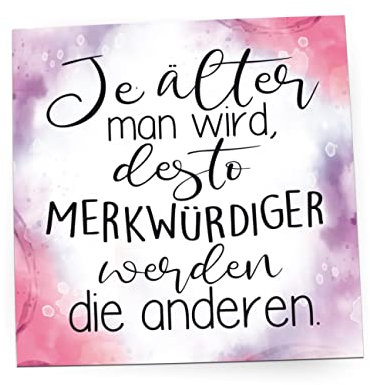 Magnetpin, Magnet, Kühlschrankmagnet | (Je älter man wird)