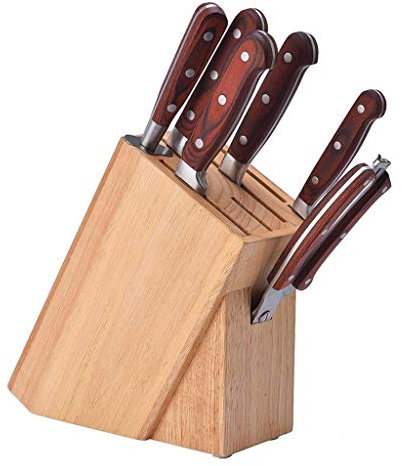 Portacoltelli da Cucina-Custodia Universale per coltelli e Organizer Porta-coltelli in Legno