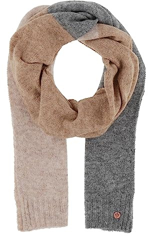 FRAAS Schal für Damen und Herren - 40 x 180 cm - gestreifter Strickschal - Strick-Stola warm und weich - für die kalte Jahreszeit - Sustainability Edition