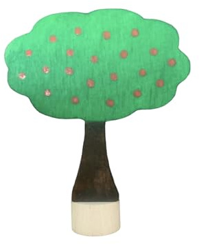 Motivstecker Baum mit Früchten Geburtstagsstecker Deko Zubehör für Geburtstagszug Geburtstagsring Geburtstagstisch
