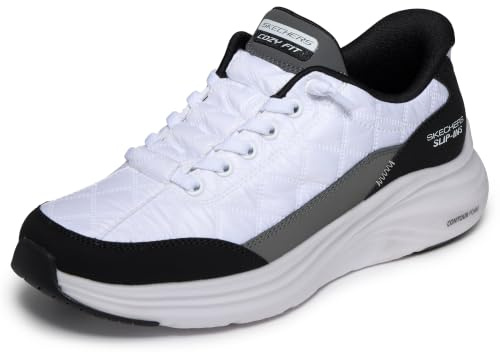 Skechers Sneakers Mujer Contour Foam - Cozy Fit Verde | Slip-Ins, Contour Foam; entresuela ligera que se adapta a la forma única del pie, espuma viscoelástica refrigerada por aire