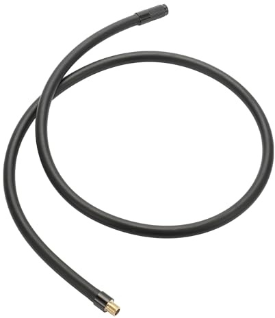 Motoforti Tubo De Extensión Para Inflador Negro 1PC Conector Rápido | Material: Goma, Metal, Tamaño: 35.43 Pulgadas, Tipo De Conexión: Rápida, Tipo De Adaptador: 0.305inx32TPI