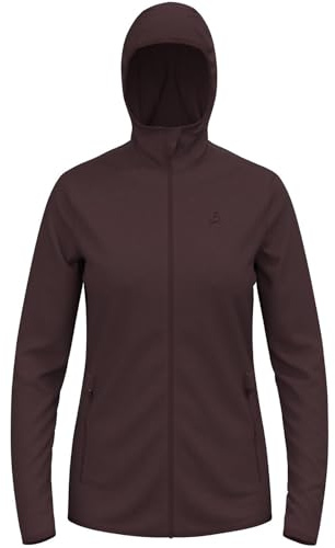 Odlo Fleecejacke Damen Roy I Midlayer mit Kapuze I Langarm Wandershirt