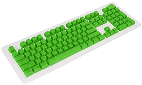 Yechiry 106 Touches PBT Keycaps, coloré OEM Hauteur Lumière personnalisé Keycaps pour Clavier Mécanique Bricolage Keycap pour 61 87 104 Touches Claviers Mécaniques (Fromage Vert)